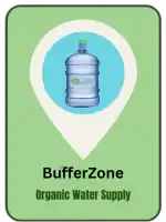 mineral water supply in bufferzone icon