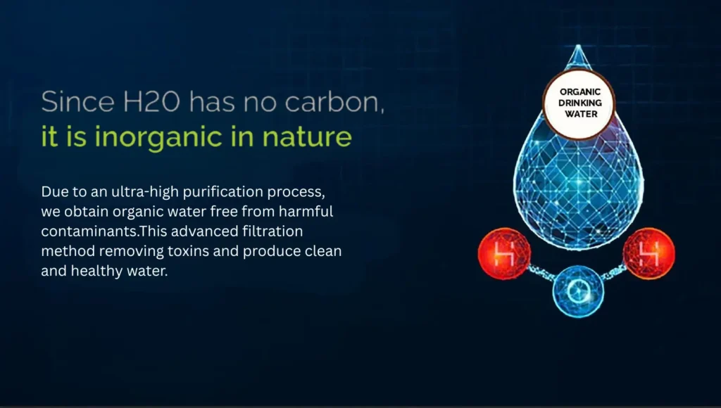 is water organic or inorganic