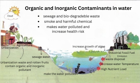 organic and inorganic contaminants in water