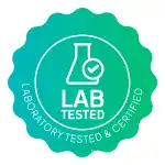 Lab tested icon of Organic Drinking Water